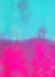 Multicolored gradient tie dye fabric surface