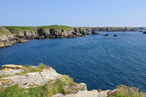 Rocky coast at Pointe de Penn ar Roc'h