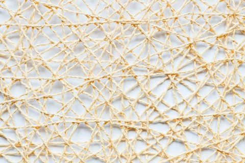 Close up interconnected strings