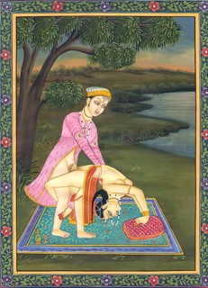 Depiction of an erotic scene