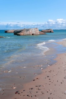 Bunkers on the beach