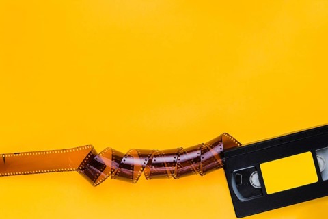 Videotape with celluloid