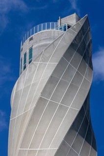 Visitors' terrace at the Thyssenkrupp TK lift test tower 242m built 2017