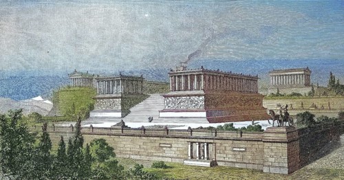 The altar building of the castle of Bergamon