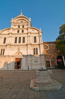 Venice Italy San Zaccaria church front view