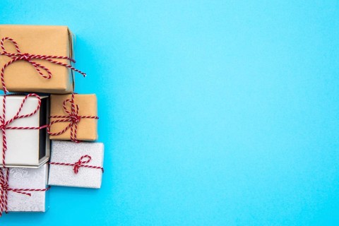 Variety gifts with copy space