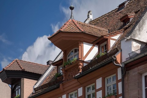 Historic roof lift bay