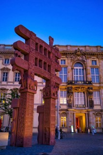 Replica of the Sanchi Gate at the Humboldt Forum