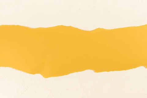 Yellow strip pale rose background