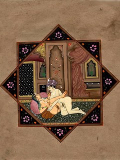Depiction of an erotic scene
