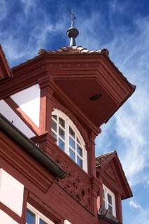 Historic roof lift bay
