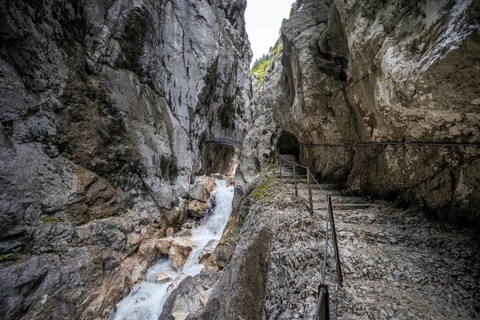 Path through the Hoellentalklamm