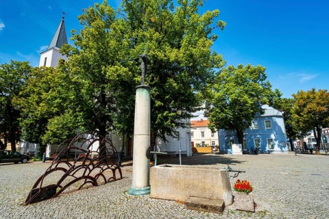 Sculpture The Shepherd at the Well