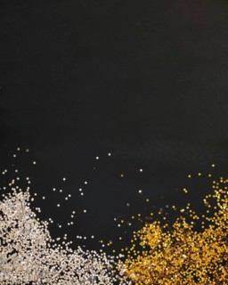 Silver golden new year background