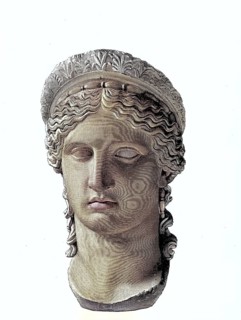 Marble head of Hera