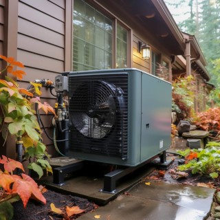 Handyman install a heat pump