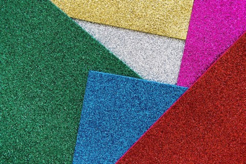 Full frame shot multi colored glitter background