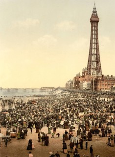 The tower in Blackpool