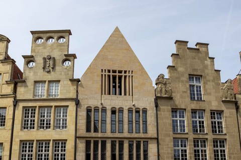 Gable House with Decorations