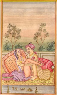 Depiction of an erotic scene