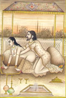 Depiction of an erotic scene