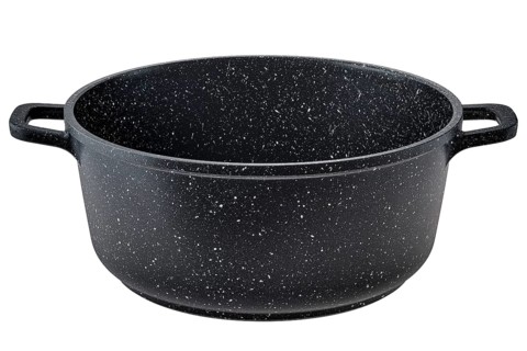 Empty pot with stone non-stick granite coating