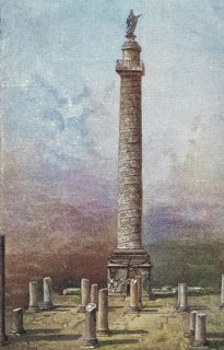 Trajan's Column in Rome in its present state