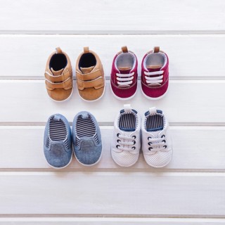 Baby concept with shoe composition