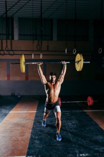 Man lifting weight