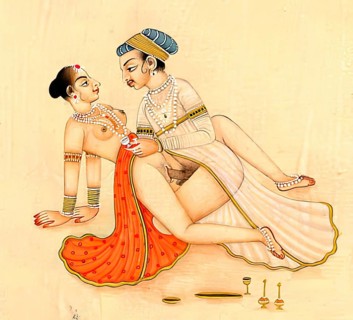 Depiction of an erotic scene
