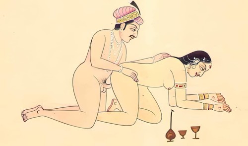 Depiction of an erotic scene