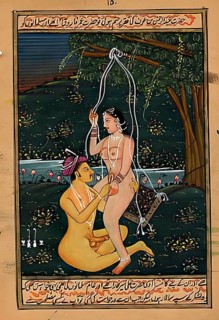 Depiction of an erotic scene