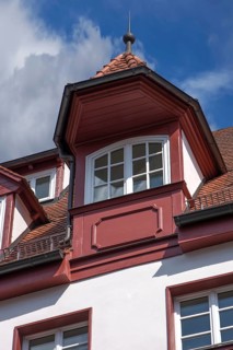 Historic roof elevator bay