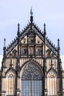 Detail Catholic Cathedral StPaulus-Dom