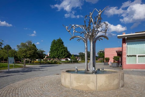 Fountain in the spa gardens