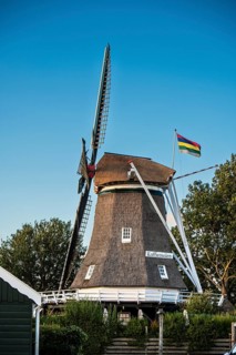 Mill in Formerum on the North Sea island of Terschelling