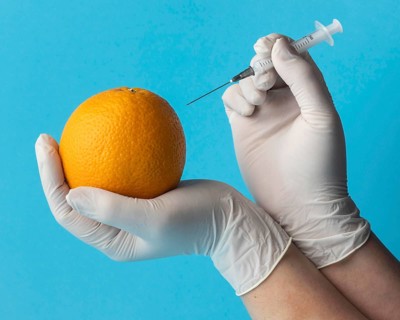 Delicious orange gmo modified food