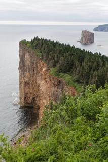 Steep cliff