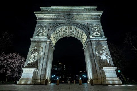 The Washington Square Arch is a marble triumphal arch built in 1892 in Washington Square Park in the Greenwich Village neighborhood of Lower Manhattan in New York City. It celebrates the centennial of...