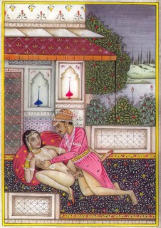 Depiction of an erotic scene