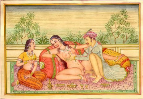 Depiction of an erotic scene