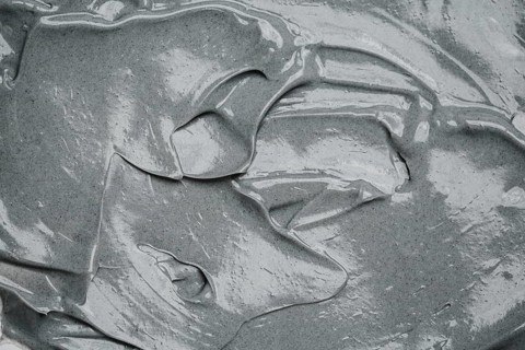 Top view grey cement background