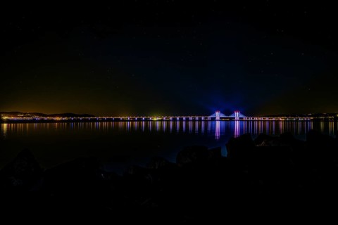 View on The Tappan Zee Bridge