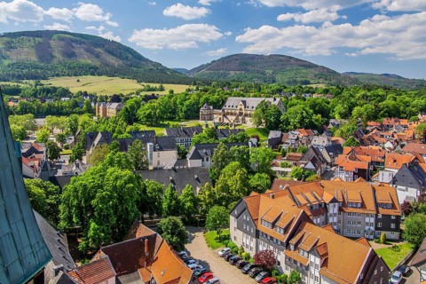Overview with the Imperial Palace at Rammelsberg