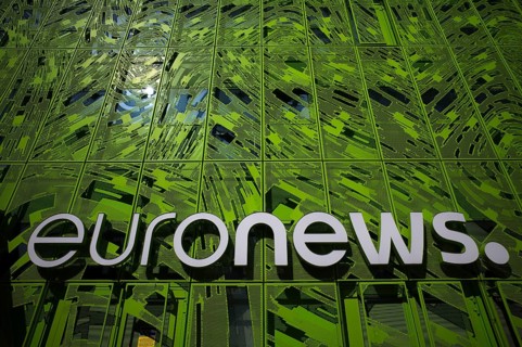 Euronews lettering