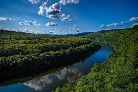 Views around the Upper Delaware Scenic Byway