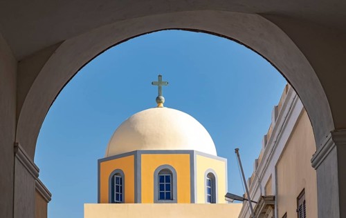 Dome of Catholic Cathedral of St John the Baptist