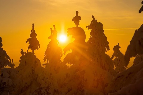Winter on the Fichtelberg