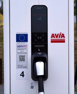IONITY Avia charging station for electric cars