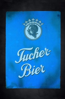 Old tin sign from the 1950s